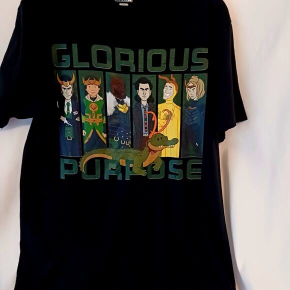 MARVEL Loki Variant Glorious Purpose Graphic Tee Large - Picture 1 of 5